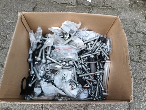 6991s9 - Гвинти шайби листового металу і т. д. оригінал CITROEN PEUGEOT OPEL FIAT картон 30кг