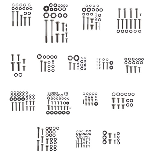 028270 - Болти рами і підвіски комплект для всього мотоцикла MZ TS125 ts150 нержавіючі