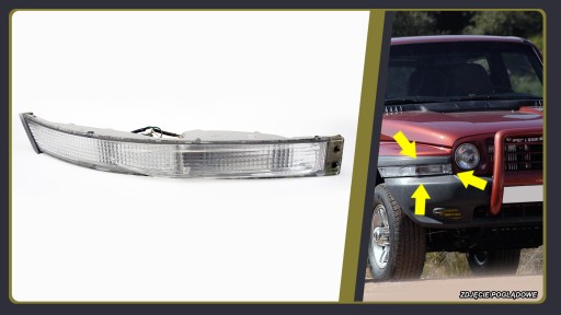 Ssangyong Korando KJ II декоративная накладка, направление передних фонарей, передний СПРАВА