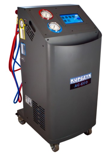 Станція кондиціонування повітря AC-ECO Kupczyk, холодоагент R134A R1234YF Меню PL Автоматична