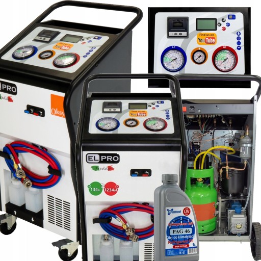Станция кондиционирования воздуха АВТОМАТ Freddo R134a/R1234yf ELPRO NEW + OIL