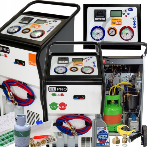 Freddo Air Conditioning Station R134a/R1234yf + АКСЕСУАРИ + ГАЗОВИЙ АГЕНТ ELPRO