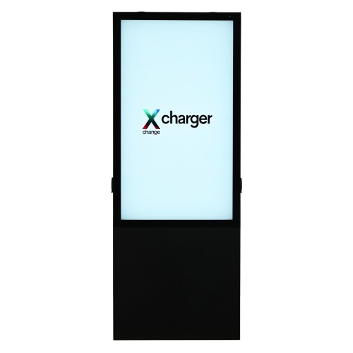 Зарядная станция Xchange Charger Luna 2x22 кВт с рекламным экраном 55 дюймов