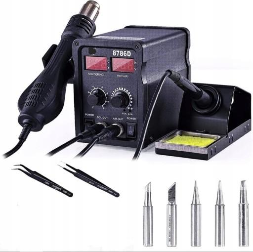 Паяльна станція 2 в 1 FYGAMPAGE 8786D