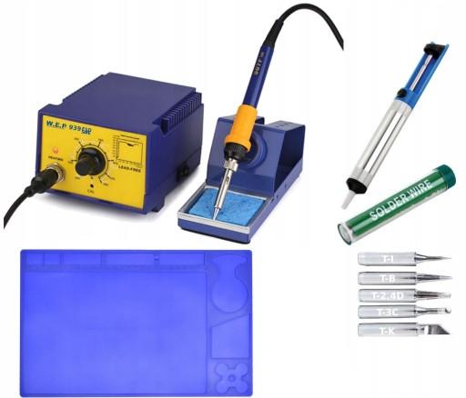 Паяльная станция HOTAIR WEP 939 75Вт + МЕГА НАБОР
