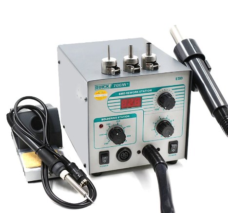 Паяльная станция Quick 706w 2в1-штепсельная вилка Америк