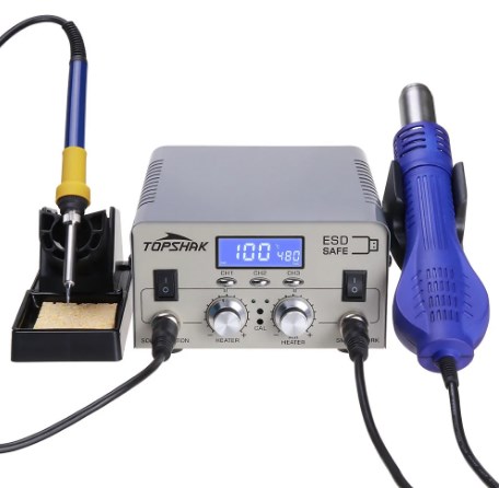 Паяльная станция Topshak 2в1 680вт 110В