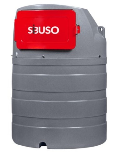 Стаціонарний двостінний бак для дизельного палива Sibuso V1500 л