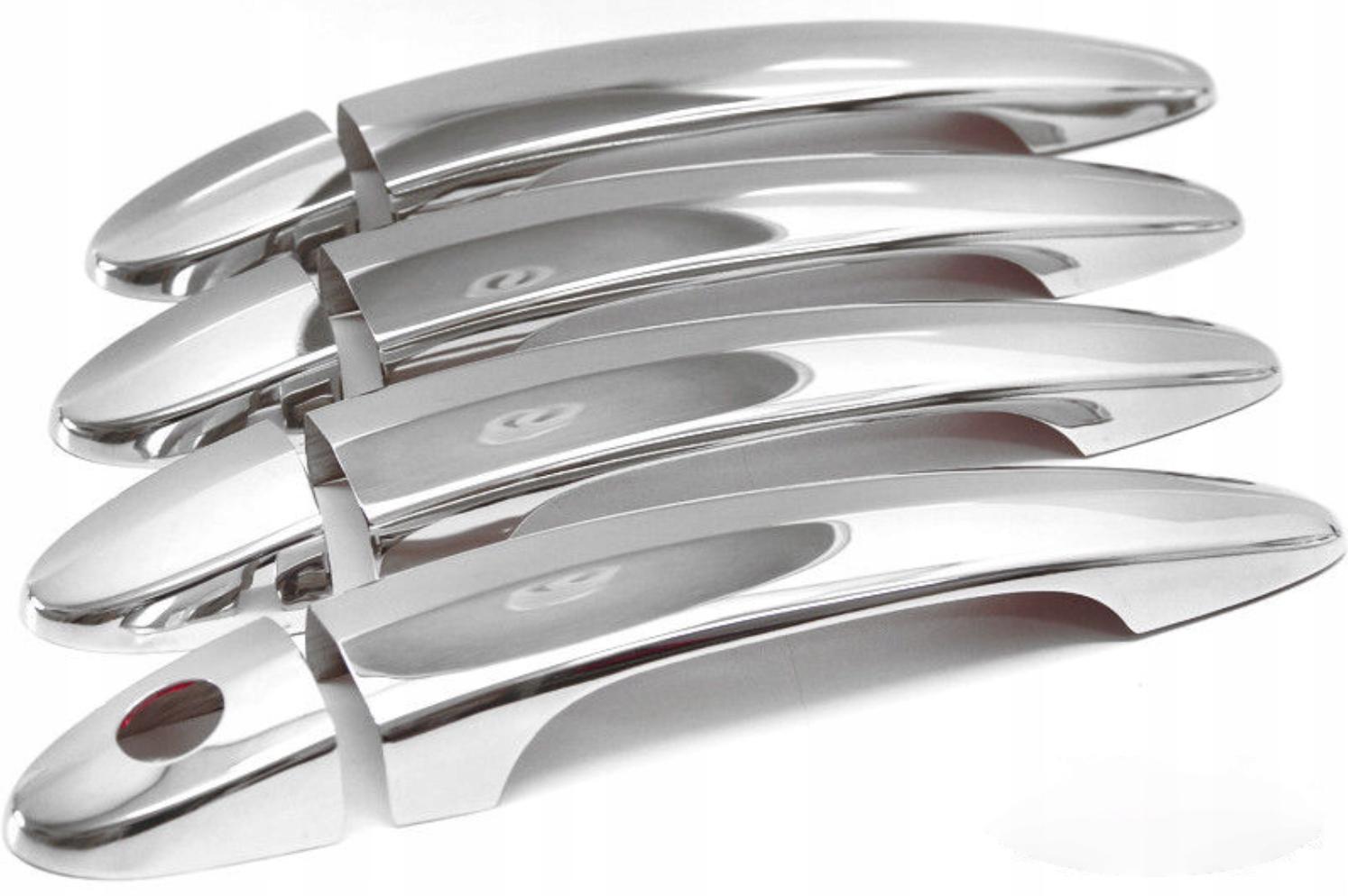 Хромована сталь накладки на дверні ручки BMW 5 E61 Універсал