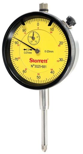 Измерительные часы Starrett 3025-681, желтые
