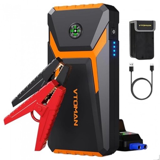 VTOMAN V6 PRO 2000A Led Powerbank Booster стартер