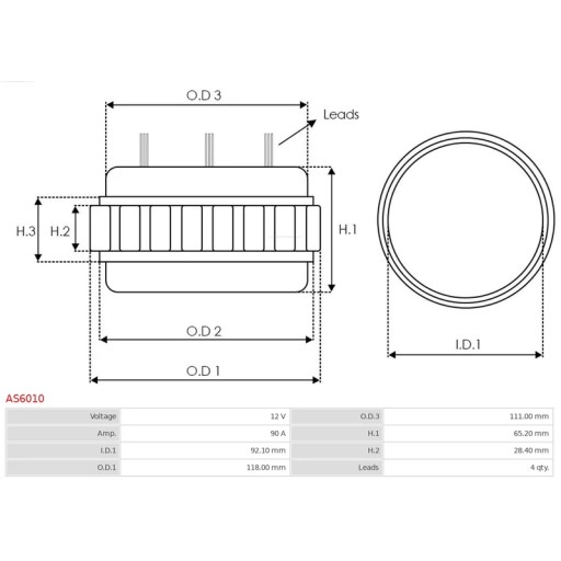 30-630-002 - ГЕНЕРАТОР СЦЕПЛЕНИЯ FORD 1.8 TDCI GUIDE ROLLER