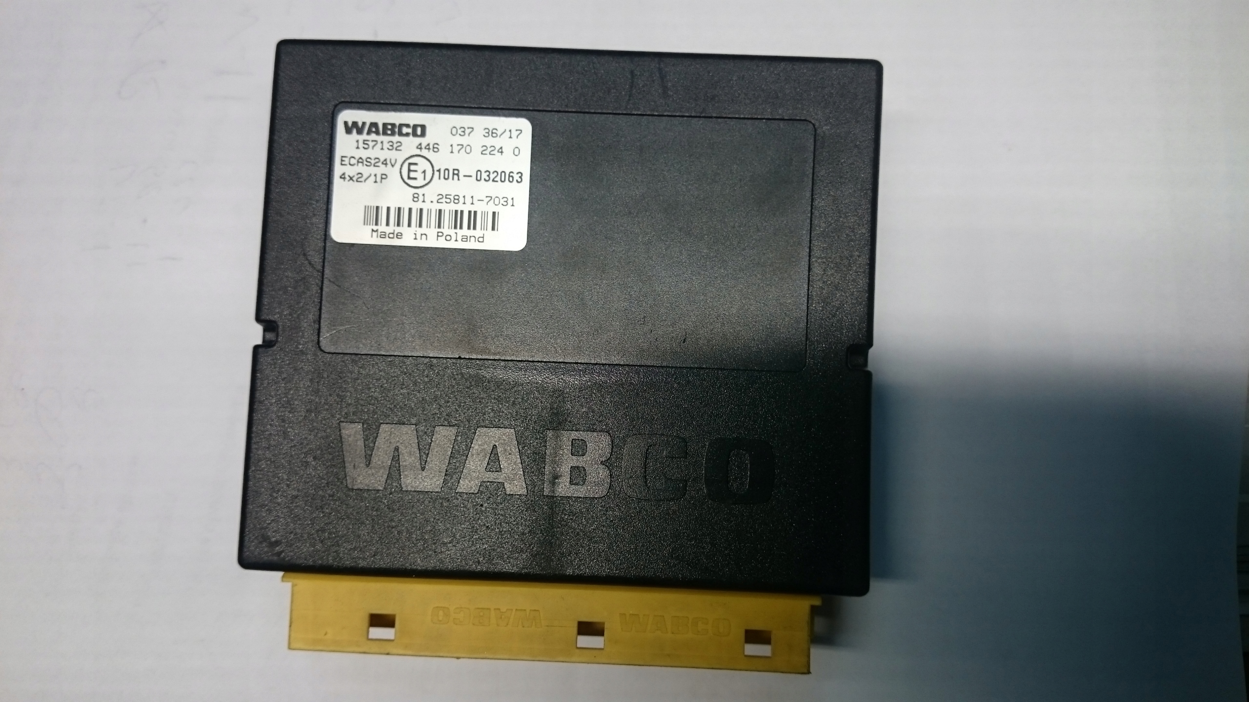 446 170 - ECAS MAN TG драйвер калібрування-Програмування