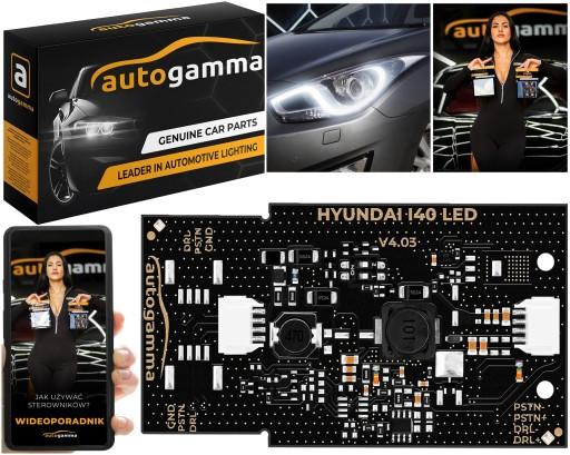 Sterownik moduł LED DRL Hyundai i40 naprawa lampy połowy całość Uniwersalny - Драйвер светодиодный модуль ДХО Hyundai i40 ремонт лампы половина целая Универсал