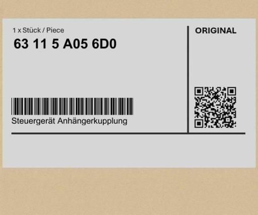 63115A056D0 5A056D0 - Контроллер прицепного устройства BMW 1 F40 2 F44 G42 3 G21 4 G22 G23 X3 G01 X