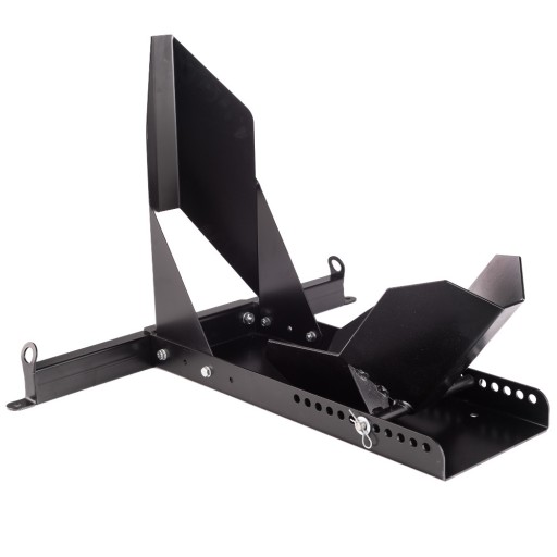 Подставка – держатель переднего колеса для транспортировки гаражей с конюшнями