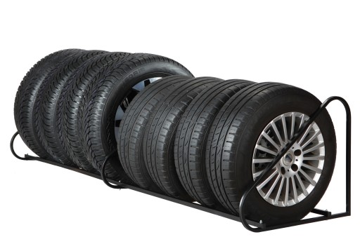 Stand Hanger for 8 wheels of tires, rims on The wall