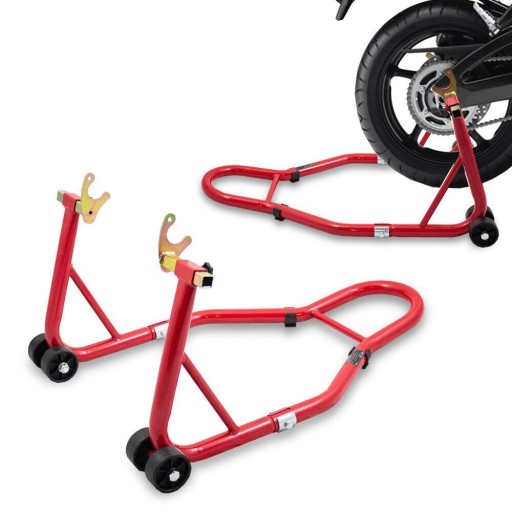 Подставка для мотоцикла, красная ручка, подъемник, 250 кг, заднее колесо, мотор 21-34 см.