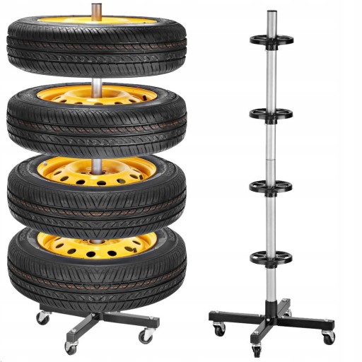 Стойка для шин Hamron с 4 колесами