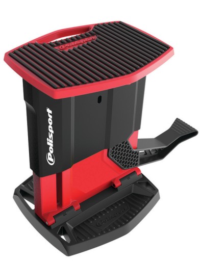 Polisport красный/черный подставка с рельефной крестовиной