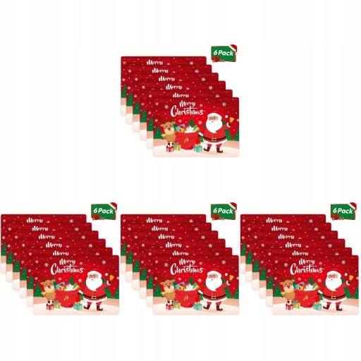 Обеденный стол Санта салфетки 4 счета