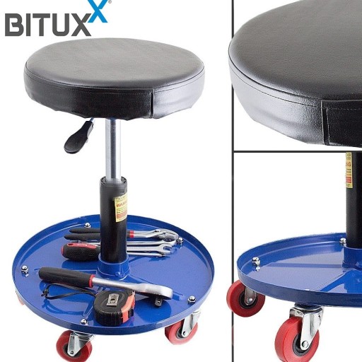 Табурет на коліщатках регульований робочий стіл