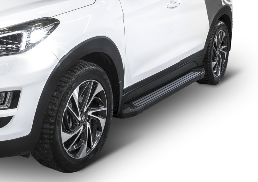 Підніжки Hyundai Tucson 2015-18, окантовка TUV