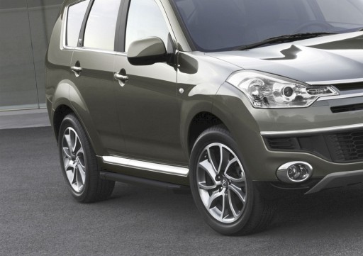Підніжки Mitsubishi ASX 2010-15, окантовка TUV
