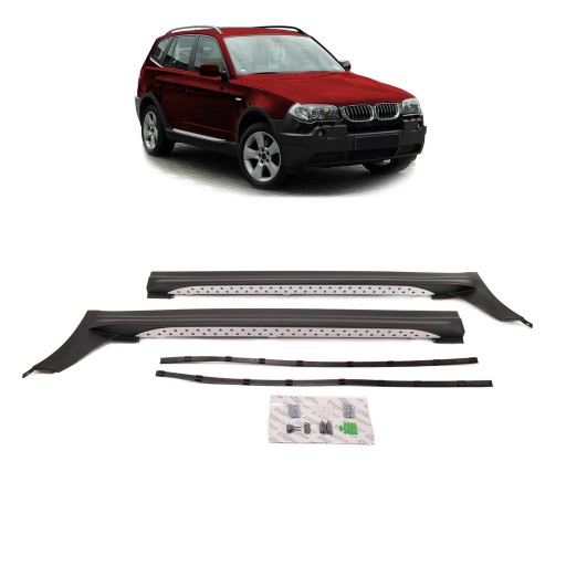 Боковые пороги для BMW X3 (E83) 2004 - 2010 гг.