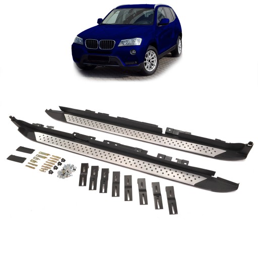 Боковые пороги для BMW X3 (F25) 2010 г. -