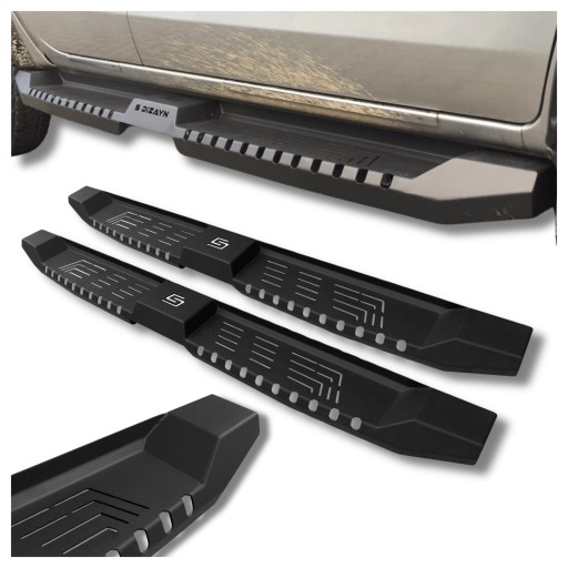 Підніжки пороги бортики пороги планка порога VOLKSWAGEN Amarok 2010-2020 рр.