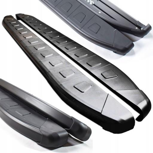 Боковые юбки пороги Dodge RAM 1500 2009-18 205 см