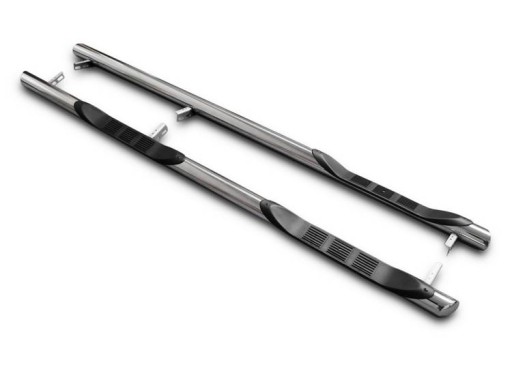 Подножки на боковой трубе Renault Trafic 2001+ КОРОТКИЙ