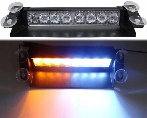 Стробоскопы для лобового стекла сине-оранжевый