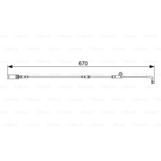 Сигнальный контакт износа тормозных накладок BOSCH 1 987 473 002
