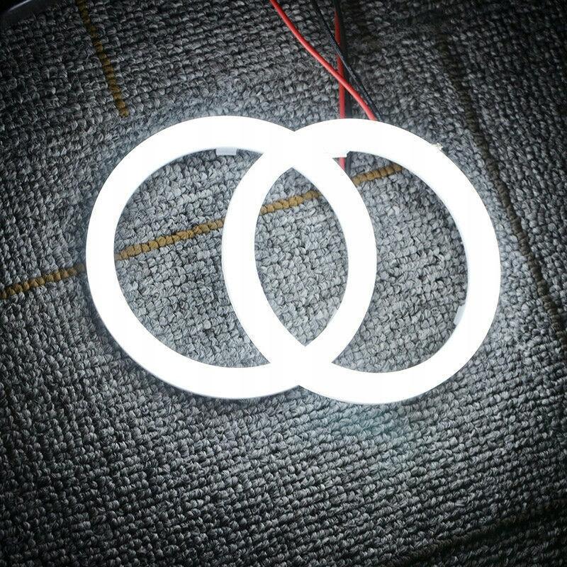 Стиль 100мм Білий мм COB Angel Eyes Halo 12V автомобіль