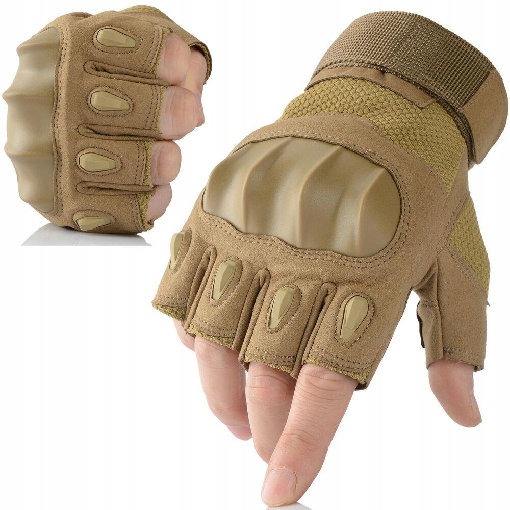 L стиль половина пальца коричневый сенсорный экран кожа м