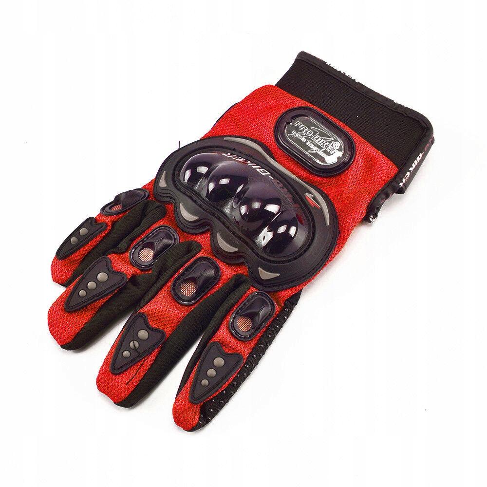 Стиль м червоний мотоцикл рукавички шкіра Мото