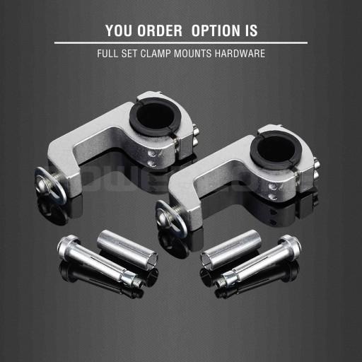 Стиль кріплення затискачами. Рукоятки для мотоциклів