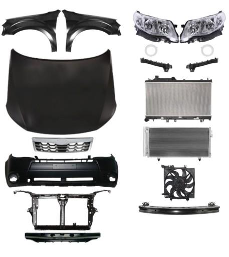 3869 - Subaru Forester 11-13 Ремень капота, бампера и крыла КОМПЛЕКТ ДЕТАЛЕЙ