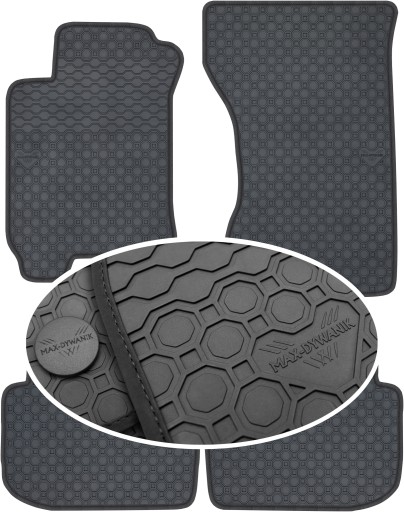 Гумові килимки Subaru Forester I 1997-2002 PrimeLiner - Чорні