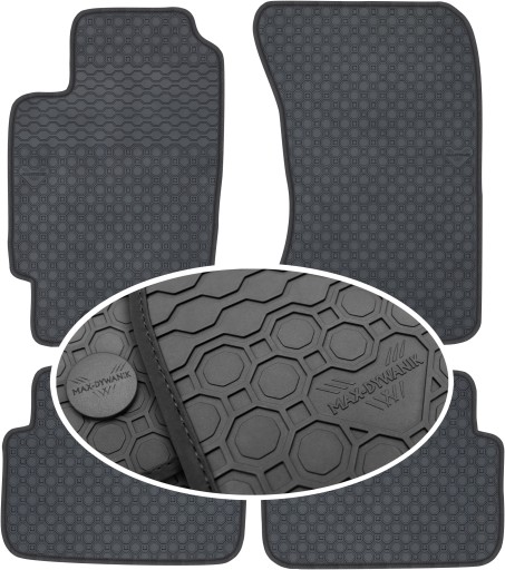 Гумові килимки Subaru Impreza I Sedan 93-00 PrimeLiner - Чорні