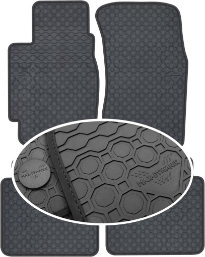 Гумові килимки Subaru Legacy II III 1994-2003 PrimeLiner - Чорні