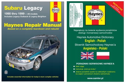 Subaru Legacy Outback Brighton (1990-1999) керівництво по ремонту +БЕЗКОШТОВНО 24 години
