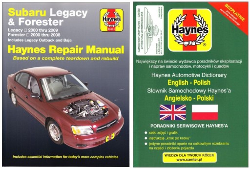 Subaru Legacy Outback Forester Baja (2000-09) руководство по ремонту + 24 часа БЕСПЛАТНО
