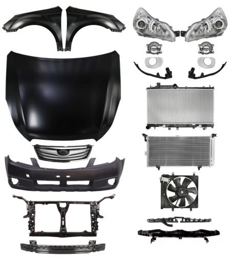 3893 - Subaru Outback 09-12 Ремень капота, бампера и крыла КОМПЛЕКТ ДЕТАЛЕЙ