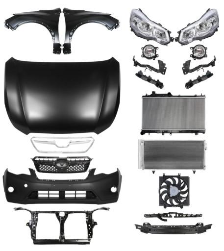 3885 - Subaru XV 12-16 Ремень капота, бампера и крыла НАБОР ДЕТАЛЕЙ