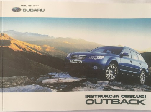 Руководство по эксплуатации Subaru Outback польское 2004-2009 гг.