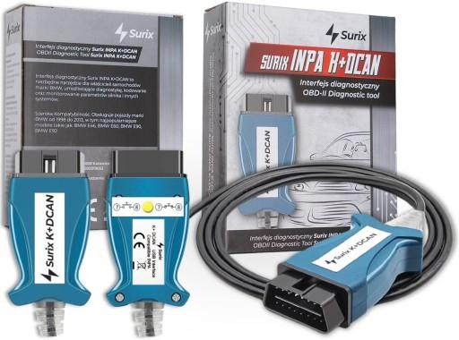 USB-диагностический интерфейс Surix OBD2 ELM327 для BMW INPA K+DCAN