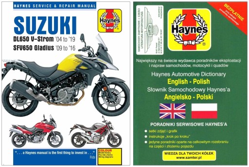 Suzuki DL650 V-Strom Sfv650 Gladius (2004-19) Керівництво по ремонту + БЕЗКОШТОВНО 24 години